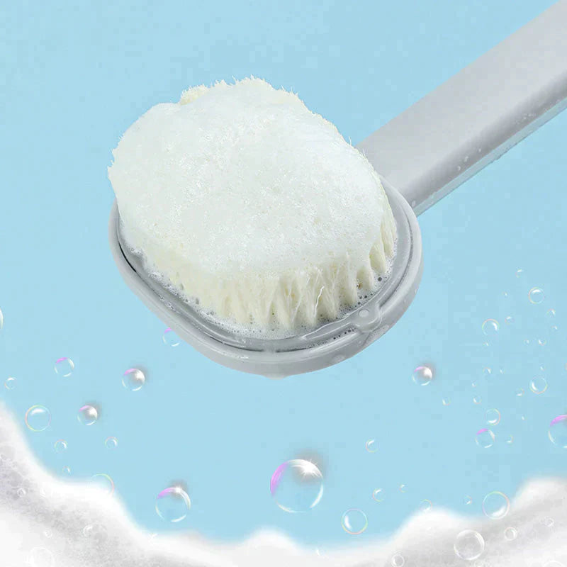 Brosse de massage et bain à manche long