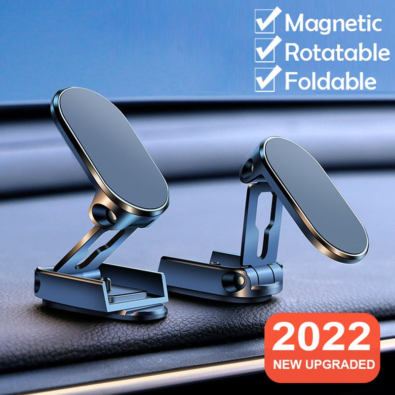 Support téléphone magnétique et pliable - Rotation 360°