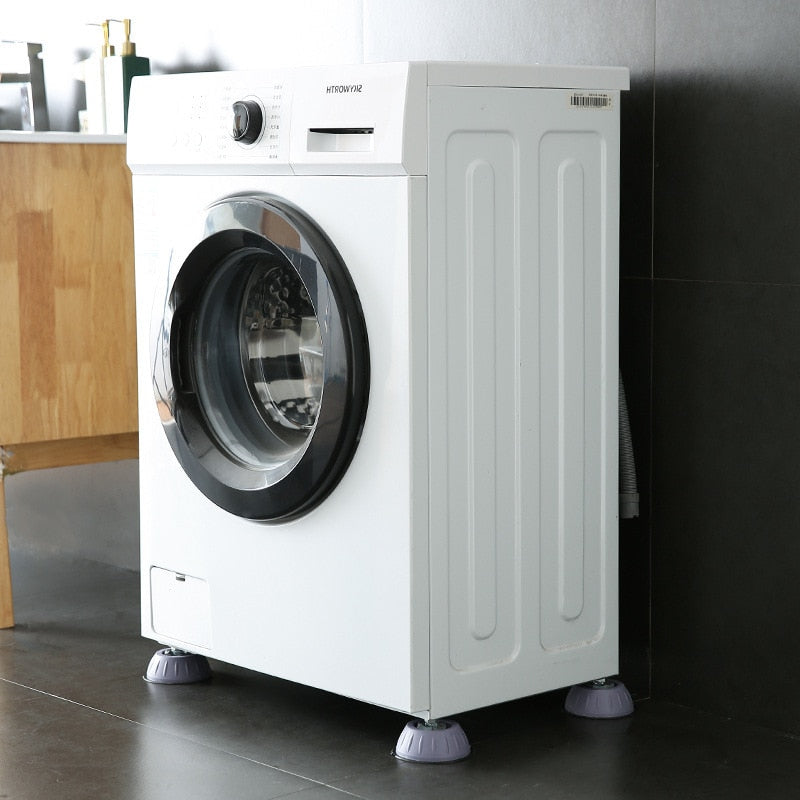 4x Coussins anti-vibrations pour machine à laver