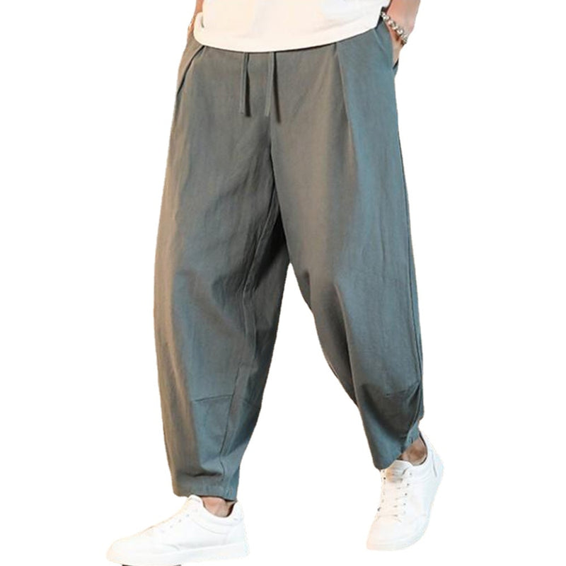 Pantalon ample en lin et coton - Homme