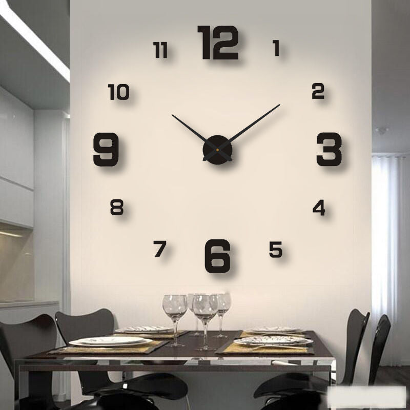 Horloge stickers minimaliste