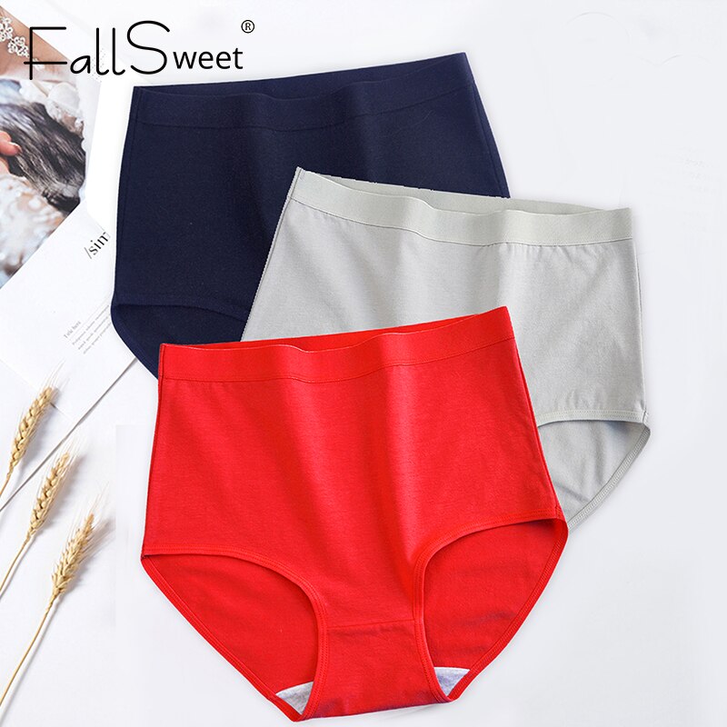 Lot de 2 Culottes taille haute en coton