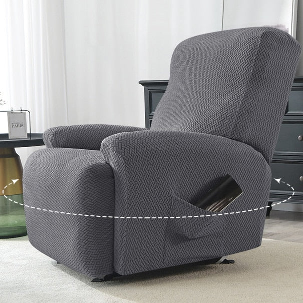 Housse de Fauteuil avec Poche Latérale