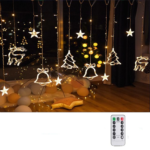 Guirlande rideau lumineuse - Spéciale Noël