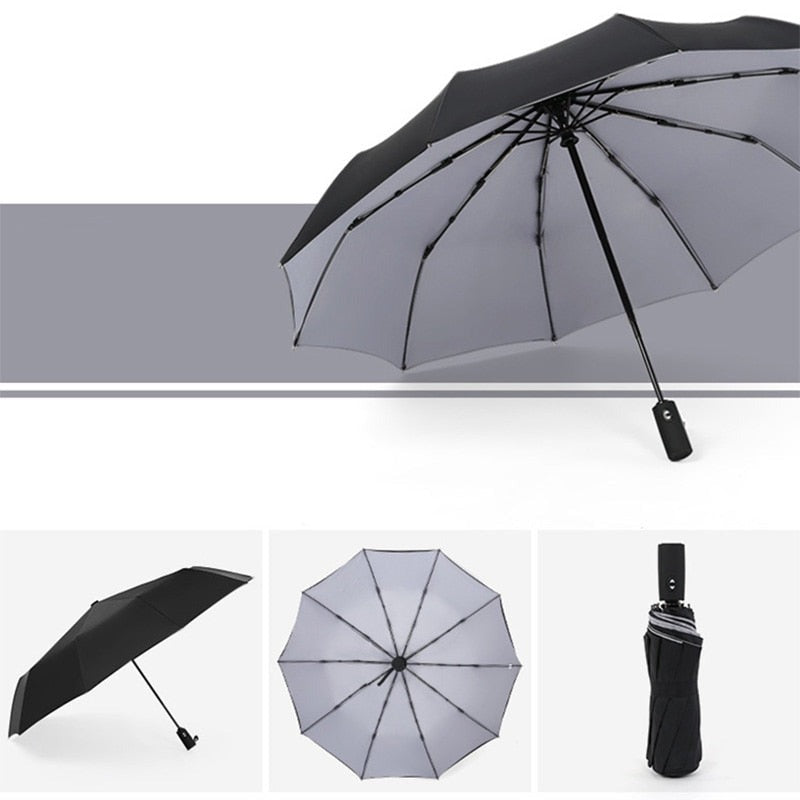Parapluie XXL double couche et coupe-vent