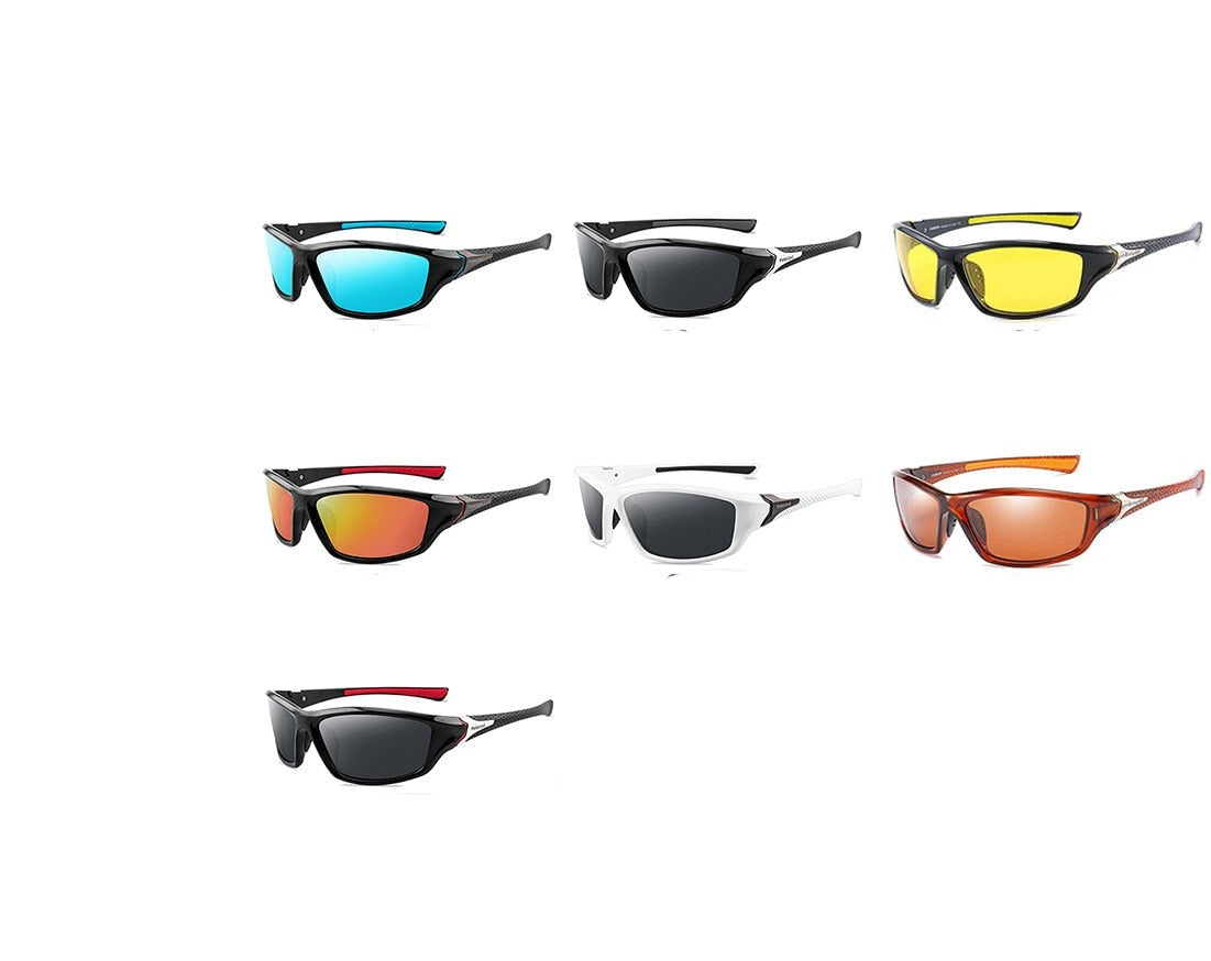 Lunettes de soleil de sport avec verres polarisants anti-reflets