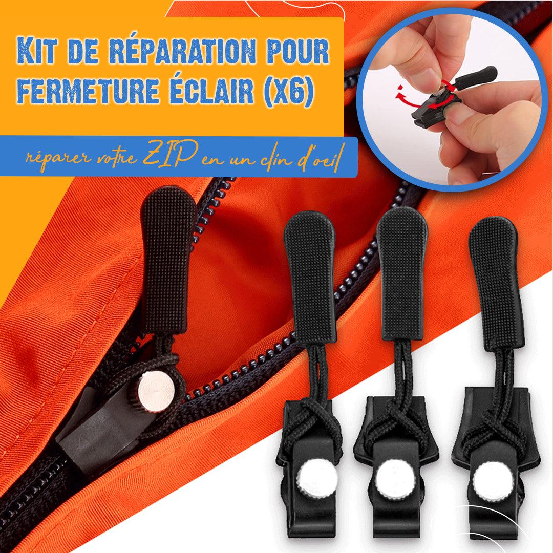 Zip'repair : Kit de réparation pour fermeture éclair (x6)